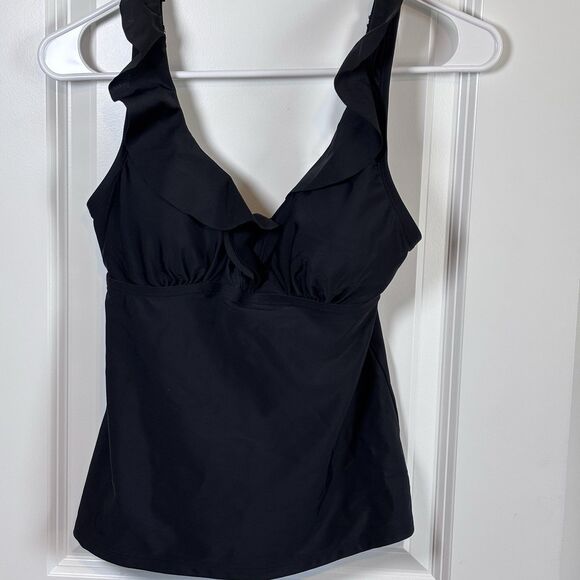 DKNY Women's 2 Piece Ruffled Tankini Swimsuit New with Tags - Picture 1 of 6